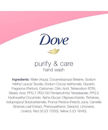 Dove White Peach and Tea Hand Wash 18.5 oz 4 Count - Hygiene, Care, and Moisture Locking Formula - Buy Online on GoSupps.com