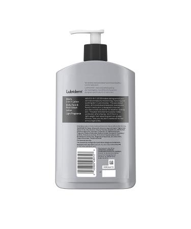 Lubriderm Men's 3-in-1 Lotion - Body, Face & Post-Shave - 16 fl oz - Buy Online on GoSupps.com