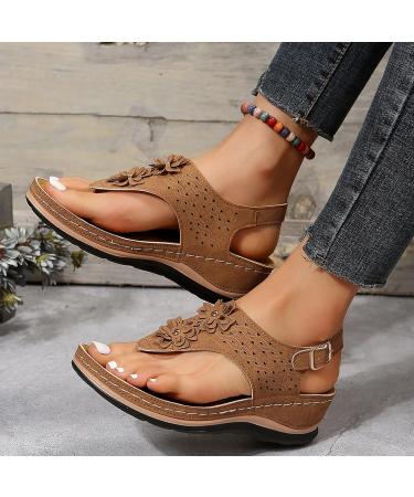 SBGMoSJ Bunion Corrector Orthopedic Sandals for Women - Wide Width Strap Heels - Buy Online on GoSupps.com