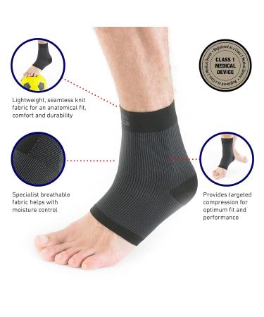 Neo-G Ankle Support Brace for Achilles Tendonitis and Sprained Ankles - S Black - Buy Online on GoSupps.com