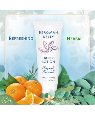 BERGMAN KELLY Travel Size Lotion 1 fl oz 100 PK Tropical Waterfall | Invigorating Body Lotion for Guests | Small Size Hotel Toiletries Bulk Pack - Buy Online on GoSupps.com