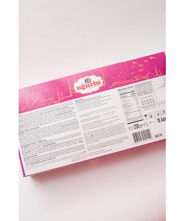 Ugurlu Chocolate Covered Turkish Floss Halva-Chocolate Pomegranate Cotton Candy-200g - Buy Online on GoSupps.com