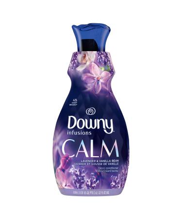 Downy Infusions Liquid Fabric Softener, Calm, Lavender & Vanilla Bean, 32 fl oz