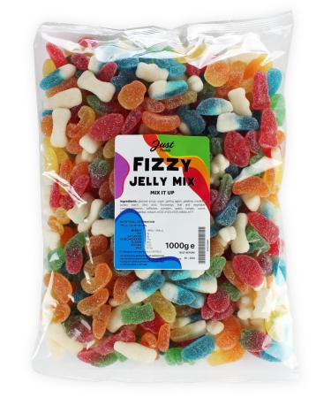 Fizzy Jelly Mix 1000g Party Bag by Just Treats Sweet Shop Collection