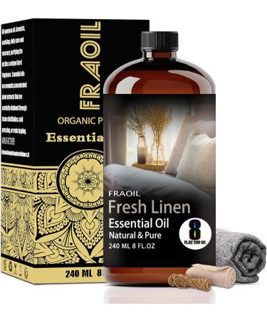 Fresh Linen Essential Oil 8 Fl Oz and Cherry Blossom Essential Oil 4 Fl Oz for Diffuser Humidifier Yoga Cleaning DIY Candle Soap Making Perfume Gift for Essential Oils - Buy Online on GoSupps.com