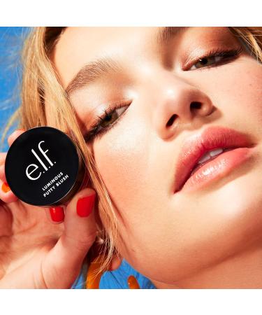 e.l.f. Luminous Putty Blush - Isla Del Sol 10g | Shimmer Finish, Lightweight & Buildable Formula | Pack of 1 - Buy Online on GoSupps.com