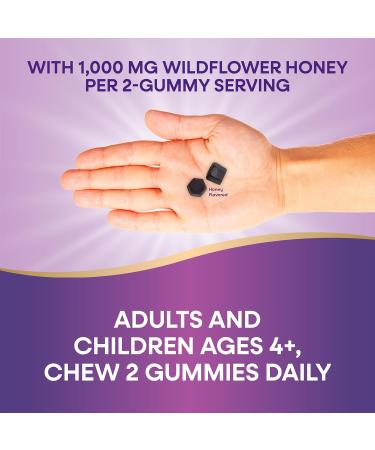 Nature s Way Sambucus Elderberry + Wildflower Honey Immune Gummy Daily Immune Support for Adults and Kids Ages 4+* Vitamins C & D3 Zinc Vegetarian 50 Gummies - Buy Online on GoSupps.com