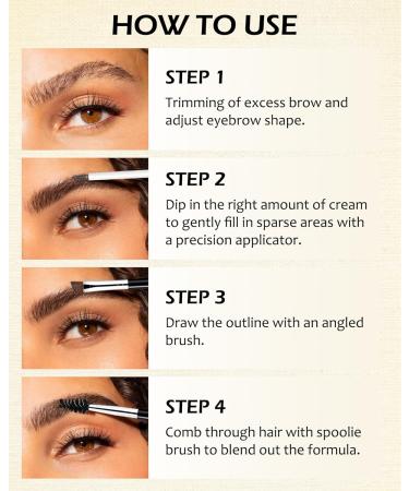 Tinted Brow Gel- Auburn Tinted Thickening Eyebrow Gel Brow Fast Sculpt Volumizing Eyebrow Glue Waterproof Long-Lasting Transfer-Proof Eyebrow Mascara Makeup with Brow Tool & Brush (0.106 Oz)-05# 05# Auburn - Buy Online on GoSupps.com