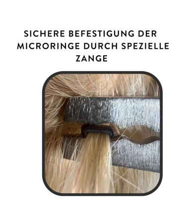 Hair2Heart Microring Silicone for Real Hair Extensions - Gentle Fastening - #6 Light Brown - 100 Pieces of 1g I-Tips & Loops - Buy Online on GoSupps.com
