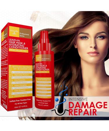 Arvazallia Fortifying Protein Hair Mask & Leave-in Conditioner Bundle - Deep Conditioning & Hydrating Combo for Dry/Damaged Hair - Buy Online on GoSupps.com