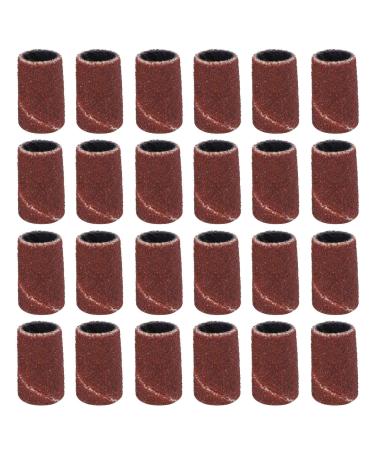 100 Pc Professional Sanding Bands Nail Manicure 180 GRIT FILE SAND PIECE SET