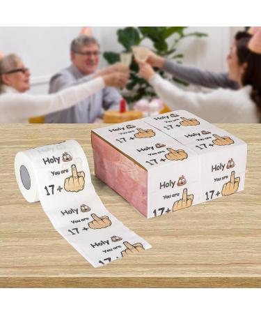Original Funny Toilet Paper for 18th Birthday - Unique Joke Gift for Girls - 250 Soft Sheets - Perfect Decoration & Party Accessory - Buy Online on GoSupps.com