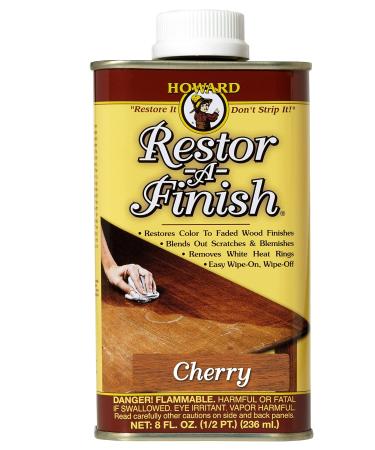 HOWARD RF9008 RF8 Restor-A-Finish 8oz, 8 oz, Cherry, 8 Fluid Ounces 8 oz Cherry