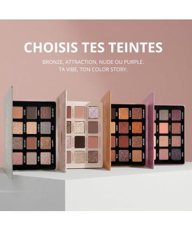 Fard a Paupiere Palette Maquillage Yeux - Nude 12 Couleurs Shimmer Mat Ultra Pigment Ombre a Paupiere - V g talienne & Sans Cruaut 2 Nude Warm - Buy Online on GoSupps.com