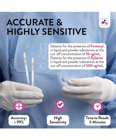 Buy Signify Xylazine & Fentanyl Test Strips - 10 Pack | Fast & Easy Forensic Testing for Liquid & Powder Substances - Buy Online on GoSupps.com
