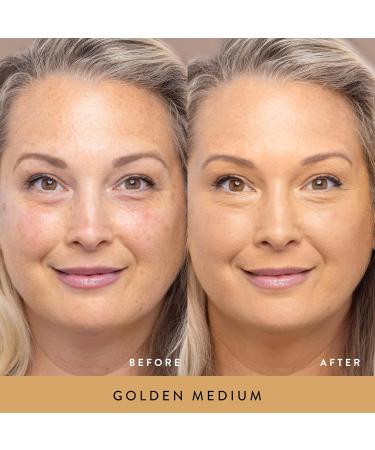 LAURA GELLER Double Take Liquid Foundation Golden Medium + Foundation Makeup Brush Kit - Buy Online on GoSupps.com
