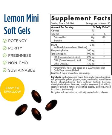 Nordic Naturals Omega Focus Junior - Omega-3 Soft Gels for Ages 6-18 - 120 Mini Gels - Buy Online on GoSupps.com