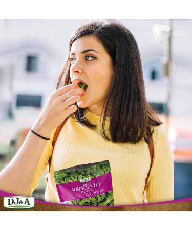 DJ&A Broccoli Florets Salt & Vinegar 12 x 25g - Buy Online on GoSupps.com