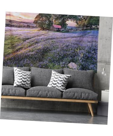Zerodeko 3pcs Lavender Tapestry Flower Wall Decor Wedding Banner Flower Banner Natural Scenery Hanging Tapestry Decor for Home Backdrop Printing Purple Wall Tapestry Polyester (polyester) 200x150cmx3pcs Purple 2x3pcs - Buy Online on GoSupps.com