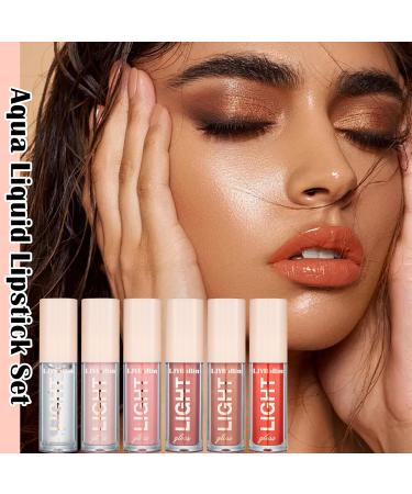 6PCS Lip Gloss Collection | Shiny Liquid Lipstick Set | Moisturizing & Plumping Lip Glow Oil for Women | Rich Colors | International Shipping - Buy Online on GoSupps.com