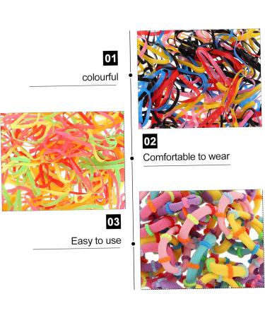 minkissy 5 Sets Children's Headgear Ponytail Holders Mini Hair Clamps Lovely Hair Rope Hair Clips Small Hairpins Small Hair Bangs Clips Kids Hair Accessory Kit Nylon Girl Baby Snap Clip - Buy Online on GoSupps.com