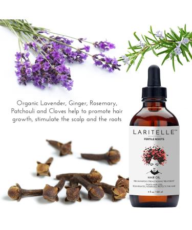 Laritelle Organic Hair Loss Treatment for Men & Women | Fortifying Follicle Fuel | Stop Shedding & Promote New Hair Growth | GMO-Free & Vegan | 4 oz - Buy Online on GoSupps.com