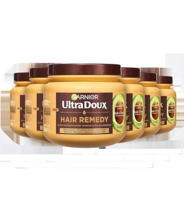  Garnier Garnier Ultra Soft Avocado Oil & Shea Butter Mask - Intensely Nourishes - For Very Dry Wavy or Curly Hair - 6 x 340 ml - Buy Online on GoSupps.com