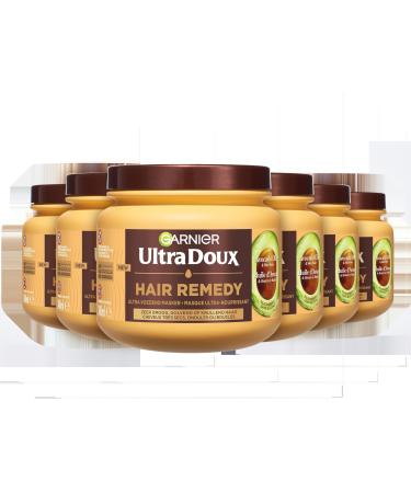 Garnier Garnier Ultra Soft Avocado Oil & Shea Butter Mask - Intensely Nourishes - For Very Dry Wavy or Curly Hair - 6 x 340 ml