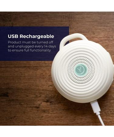 Yogasleep Rohm Portable White Noise Sound Machine | 3 Soothing Natural Sounds | Volume Control | Sleep Therapy for Adults & Kids | Noise Cancelling for Office & Meditation | Registry Gift - 1-Pack - Buy Online on GoSupps.com