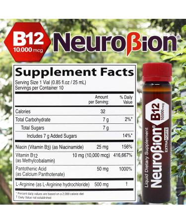 Neurobion Extra Forte B12 10,000 mcg Vials - Extreme Powerful B12 Supplement - 10 Vials - Buy Online on GoSupps.com