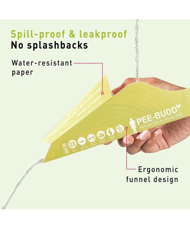 PeeBuddy 10 Pack Portable Female Urination Device | Disposable Funnel for Women | Ideal for Travel, Camping, Hiking | Stand and Pee Funnel for Girls | Compact and Discreet - Buy Online on GoSupps.com
