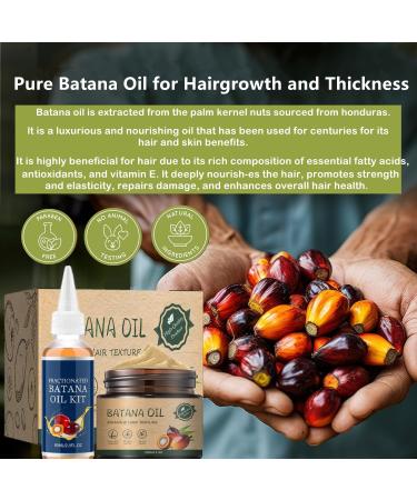 Batana Oil for Hair Growth | Natural Nourishment & Strength | Eliminate Split Ends & Prevent Hair Loss - International Shipping - Buy Online on GoSupps.com
