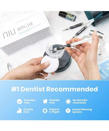 Niusmile Teeth Whitening Kit - Activated Charcoal & Coconut Oil - Non-Sensitive, Natural & Organic - Mint Taste - Buy Online on GoSupps.com