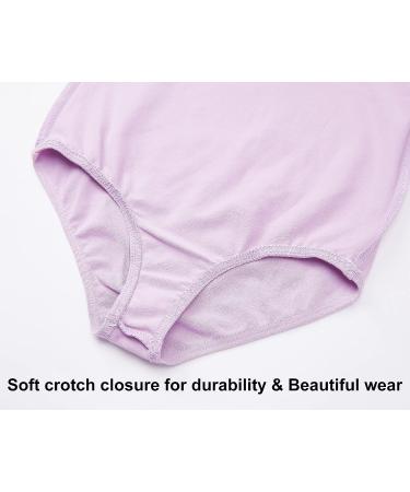 Domusgo Girls Ruffle Sleeve Ballet Gymnastics Leotard | Pink Black Purple | Size 3-4T - Buy Online on GoSupps.com