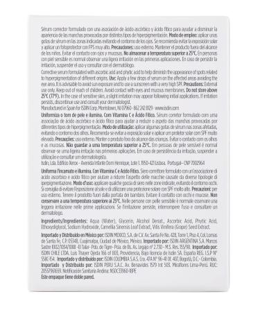 ISDIN Melaclear Dark Spot Correcting Serum - Vitamin C & Phytic Acid for Sensitive Skin - Buy Online on GoSupps.com