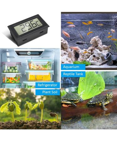 VOKTTA 3PCS Digital LCD Thermometer with 1M NTC Probe -50 C to +110 C for Refrigerator Aquarium - Buy Online on GoSupps.com