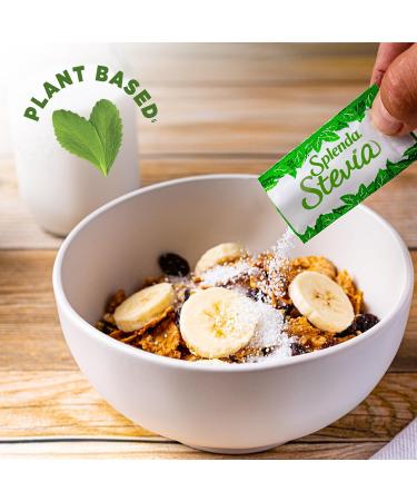 SPLENDA Naturals Stevia Zero Calorie Sweetener: No Calories  All Natural Sugar Substitute With No Bitter Aftertaste - Single Serve Granulated Packets (1000 Count) - Buy Online on GoSupps.com