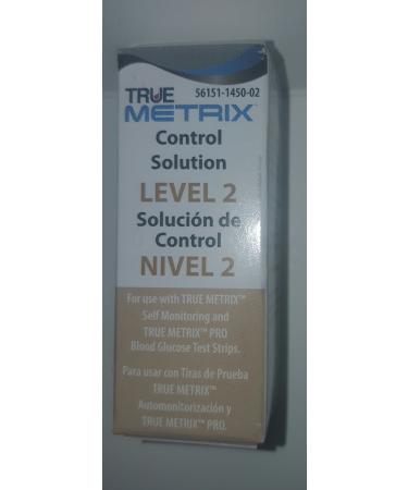 Control Solution Level 2 for TRUE Metrix Meter (1 Each)