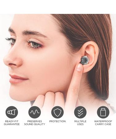 EarGuard High Fidelity Music Earplugs - 23dB Noise Reduction for Concerts, Musicians, Motorcycle, Airplanes | Hearing Protection - Buy Online on GoSupps.com