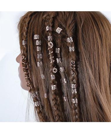 LICHENGTAI 28 Pieces Dreadlocks Jewelry Hair Spiral Clips Hair Dreadlocks Accessories Metal Cuffs Hair Braiding Beads Adjustable Hair Jewelry Braids Accessories for Women Men Braids Decoration Black - Buy Online on GoSupps.com