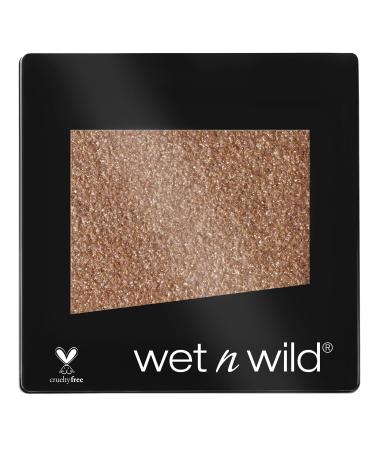 Wet n Wild Color Icon Glitter Single Eyeshadow Shiny Single Eyeshadow with Hydrating Formula and Silky Texture Professional Glitter for Makeup Nudecomer