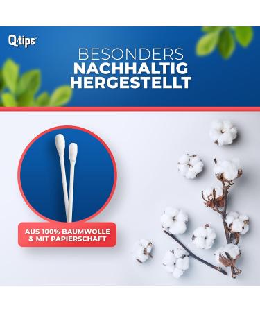 Eco-Friendly Q-Tips Travel Size - 24 Packs of 50 Cotton Buds with Paper Shaft - Plastic-Free Care Sticks for International Shipping - Buy Online on GoSupps.com