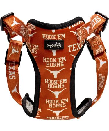 NCAA Texas Longhorns Dog Harness | Officially Licensed | Adjustable for All Pets (Medium) - Buy Online on GoSupps.com