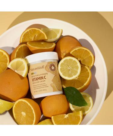 NATURE WELL Clinical Brighten & Hydrate Vitamin C Moisture Cream Skincare 2.0 for Face & Body Revitalizes Dull-Looking Skin Promotes A Glowing Complexion Helps Visibly Improve Skin Texture 16oz 16 Ounce (Pack of 1) - Buy Online on GoSupps.com