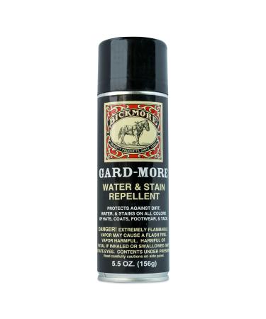 Bickmore Gard-More Water & Stain Repellent 5.5oz- Leather Protector and Suede Protector Waterproofing Spray Guard for Boots, Shoes, Clothing, Hats, Jackets & More Aerosol