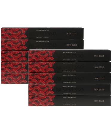 sarcia.eu Coffee Capsules Compatible with NESPRESSO (100 Capsules Shanghai Lungo)