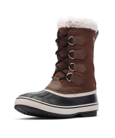 SOREL - Men's 1964 Pac Nylon Snow Boot for Winter 10 Tobacco, Black