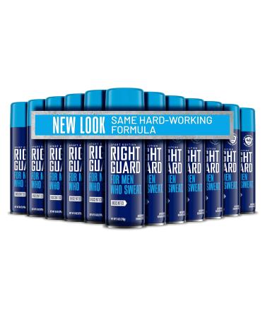 Right Guard Sport Antiperspirant Deodorant Aerosol Spray, Unscented, 6 Ounce (Pack of 12) Unscented Aerosol, 12 Pack