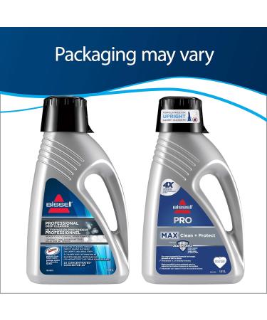 BISSELL - Household Carpet Shampoo - MAX Clean + Protect - For Upright Deep Cleaners - with StainProtect - For ground-in dirt stains - 1.41 liters Yellow CAN - Buy Online on GoSupps.com