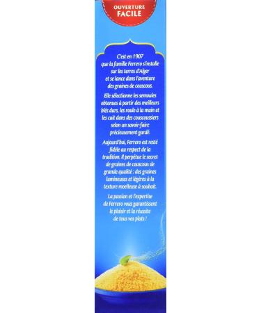 Ferrero Fine Couscous 500 g - Pack of 3 - Buy Online on GoSupps.com